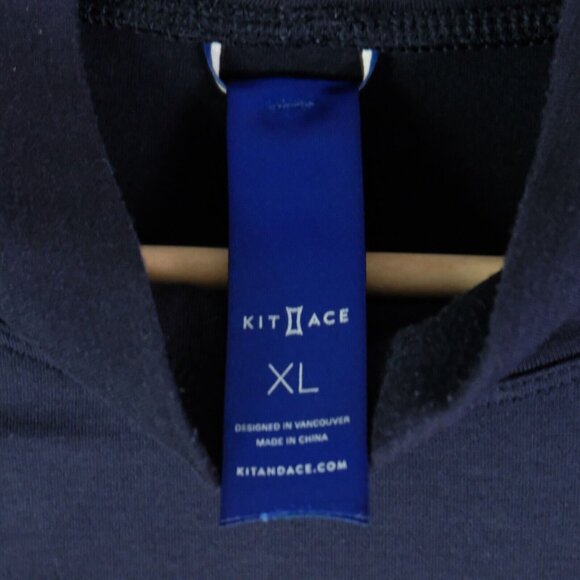 Kit Ace Sweater Mens Extra Large Navy Blue Performance Stretch Athletic - Picture 9 of 11